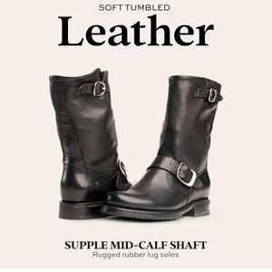 Frye Veronica Short Boot, Size 7 Black